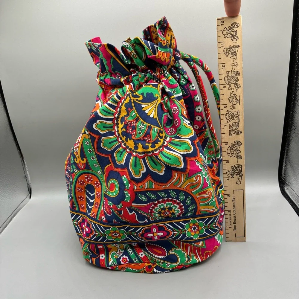 Vera Bradley Ditty Venetian Paisley Multicolor Water Resistant Travel Toiletry - Picture 6 of 9